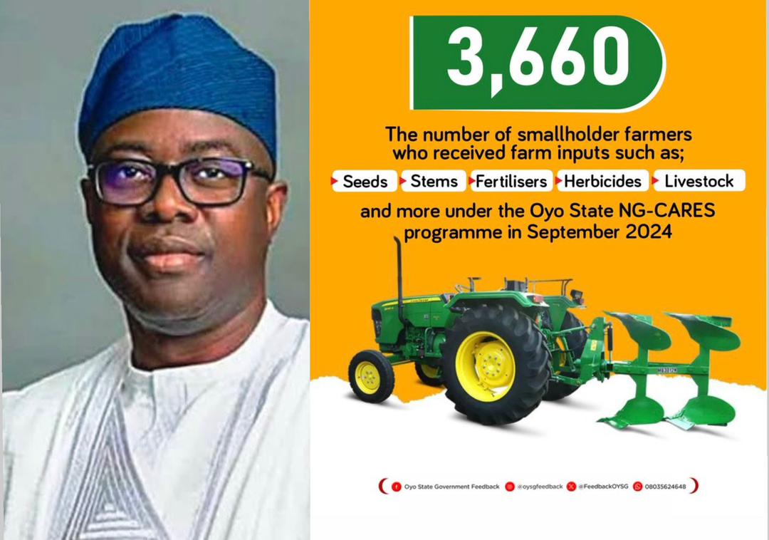 Oyo State NG-CARES Continues Farm Inputs Distribution to Smallholder Farmers in June 2025 Oyo State NG-CARES Continues Farm Inputs Distribution to Smallholder Farmers in June 2025