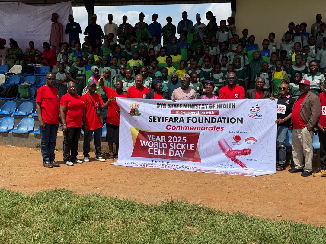 World Sickle Cell Day: Oyo Govt Re-Affirms Commitment To Quality Healthcare Delivery …as Over 300 participants received free medications World Sickle Cell Day: Oyo Govt Re-Affirms Commitment To Quality Healthcare Delivery …as Over 300 participants received free medications
