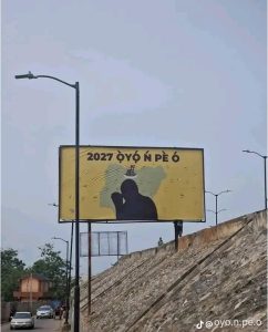 2027: Oyo Broadcaster Oriyomi Hamzat’s Posters Flood Ibadan