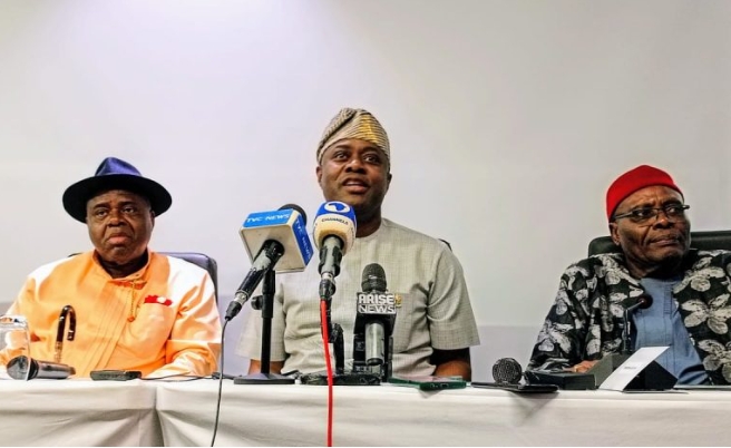 Makinde Drags Wike As PDP Holds Southern Zoning Meeting In Lagos Makinde Drags Wike As PDP Holds Southern Zoning Meeting In Lagos 