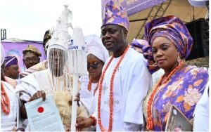OLUBADAN: “Your Suffering Has Yielded Progress, Growth – Tinubu Tells Nigerians, As Makinde Presents Instruments Of Office To Oba Ladoja  •••Oba Ladoja Demands For Creation Of Ibadan State