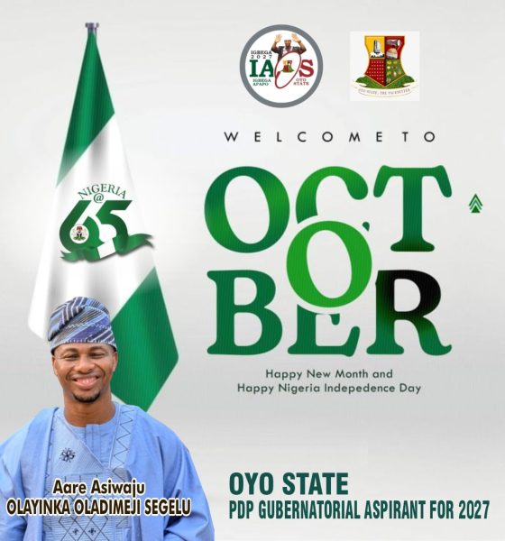 Independence Day: Aare Olayinka Segelu Preaches Hope, Applauds Tinubu, Makinde for Quality Leadership