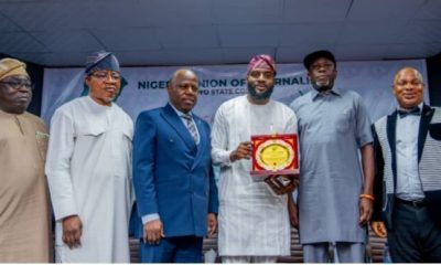 NUJ Honours Oyo Speaker, Ogundoyin With Outstanding Legislative Leadership Award