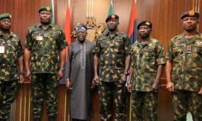 JUST IN: Tinubu Decorates New Service Chiefs