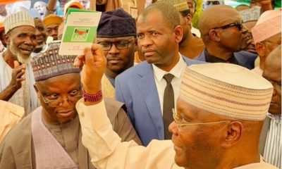 JUST IN: Atiku Officially Joins ADC, Registers With Party in Adamawa