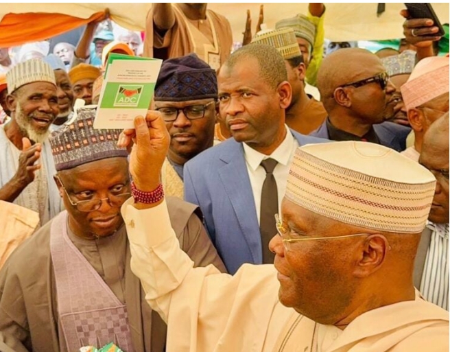 JUST IN: Atiku Officially Joins ADC, Registers With Party in Adamawa