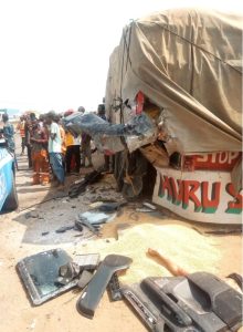 Pictures:Anthony Joshua Injured in Nigeria Car crash, With Two Others Dead