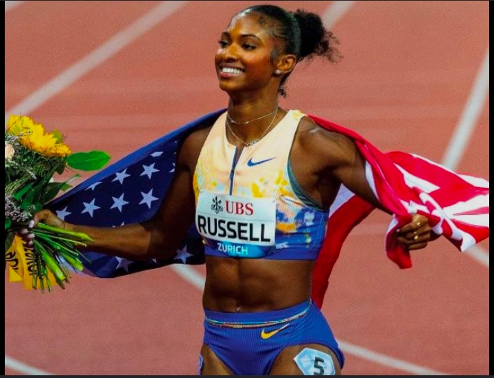 BREAKING: America’s Russell Shatters Tobi Amusan’s World Record
